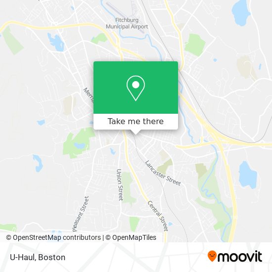 U-Haul map