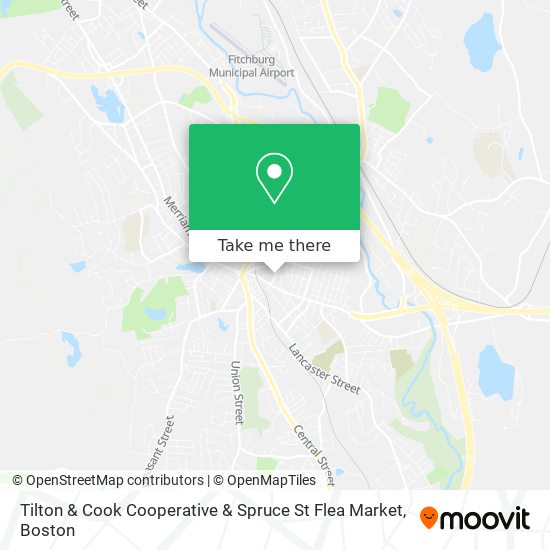 Mapa de Tilton & Cook Cooperative & Spruce St Flea Market