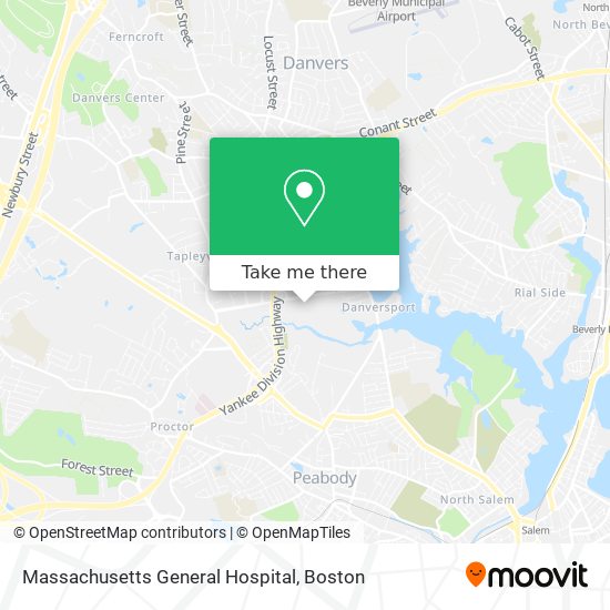 Massachusetts General Hospital map