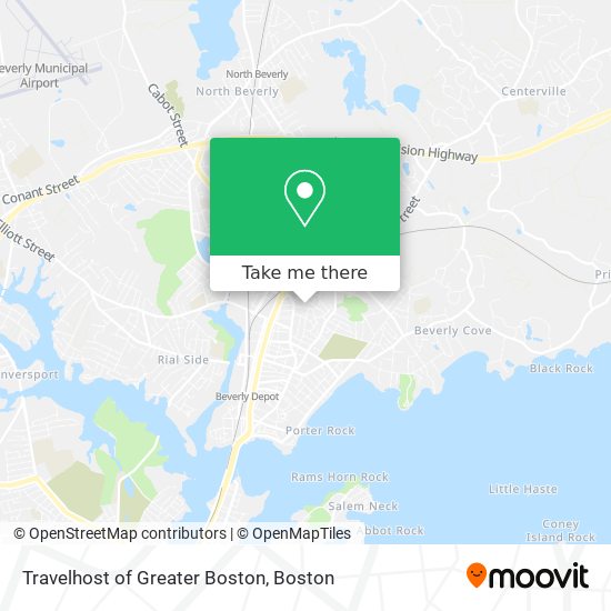 Travelhost of Greater Boston map