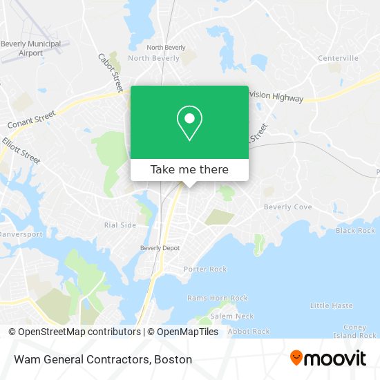 Wam General Contractors map