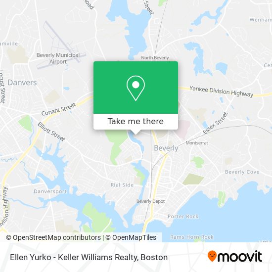 Ellen Yurko - Keller Williams Realty map