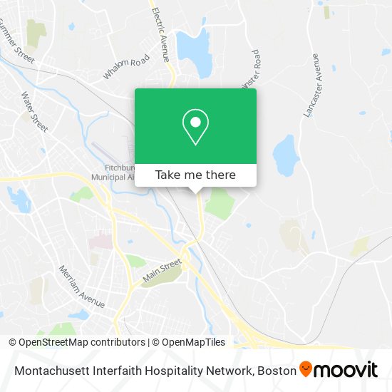 Mapa de Montachusett Interfaith Hospitality Network