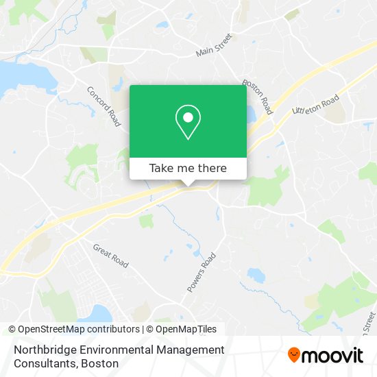 Northbridge Environmental Management Consultants map