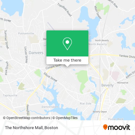 The Northshore Mall map