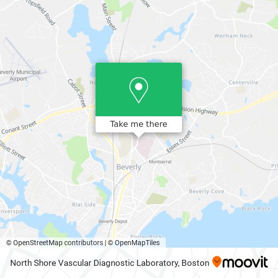 North Shore Vascular Diagnostic Laboratory map