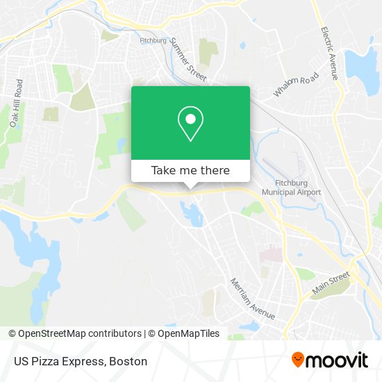Mapa de US Pizza Express