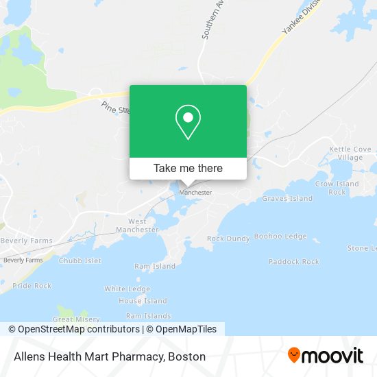 Allens Health Mart Pharmacy map