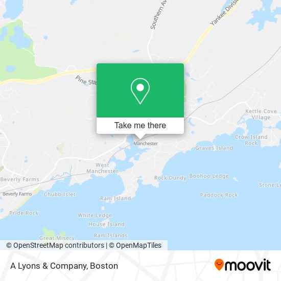A Lyons & Company map