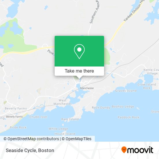 Seaside Cycle map