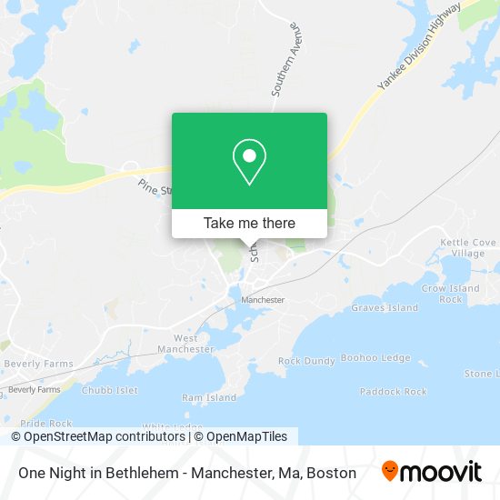 One Night in Bethlehem - Manchester, Ma map