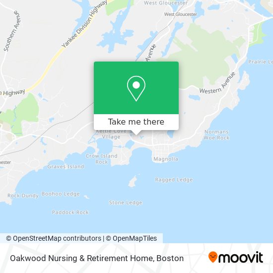 Mapa de Oakwood Nursing & Retirement Home