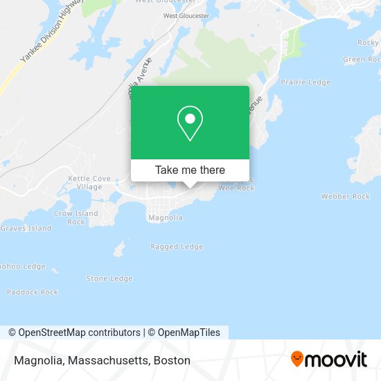 Magnolia, Massachusetts map