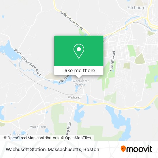 Wachusett Station, Massachusetts map