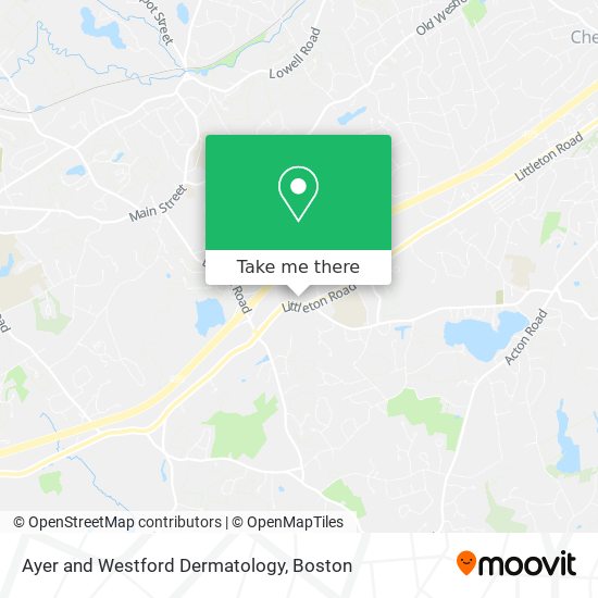 Mapa de Ayer and Westford Dermatology