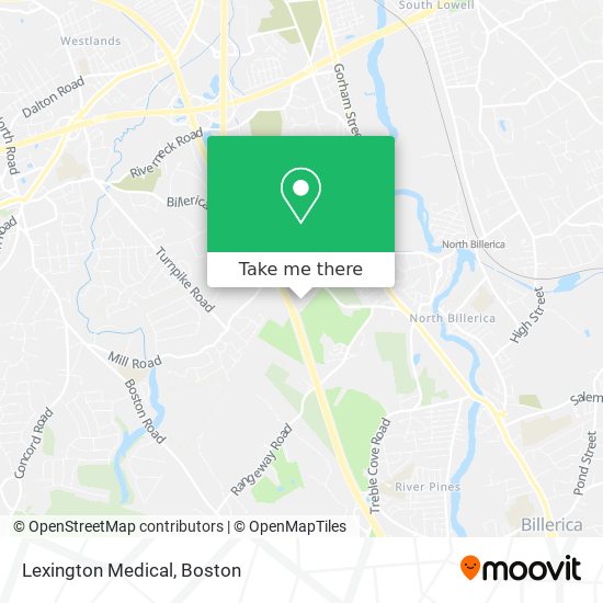 Lexington Medical map