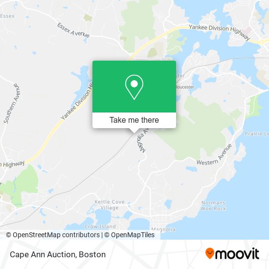 Mapa de Cape Ann Auction