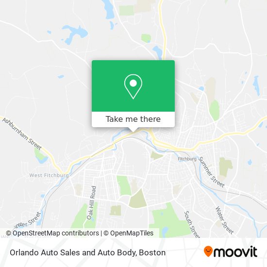 Orlando Auto Sales and Auto Body map