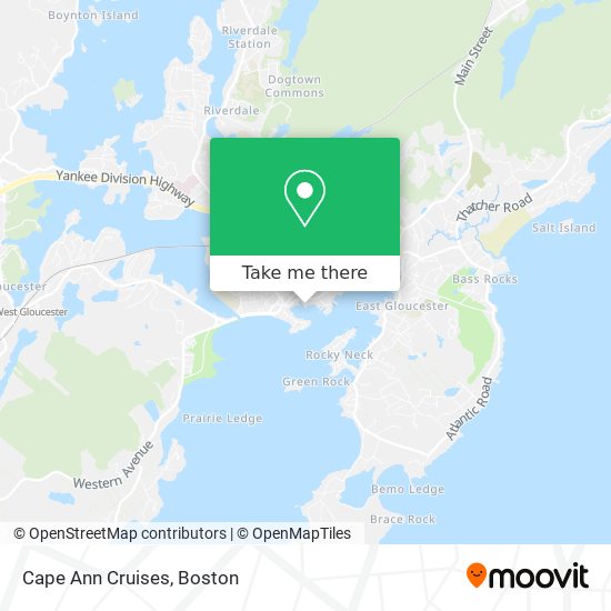 Mapa de Cape Ann Cruises