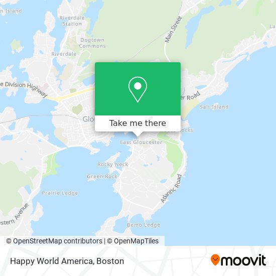 Happy World America map