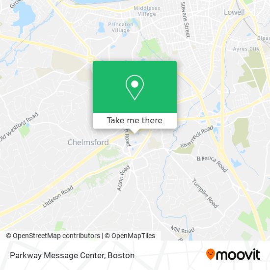 Parkway Message Center map
