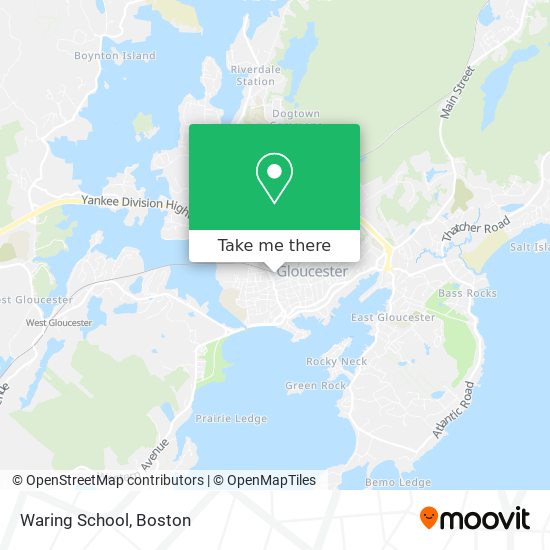 Waring School map