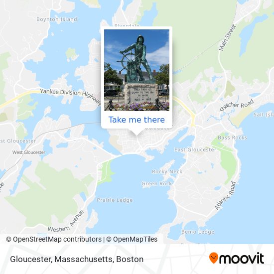 Gloucester, Massachusetts map