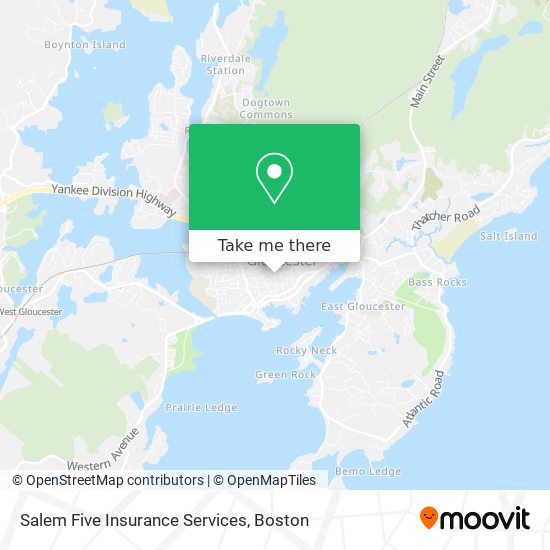 Mapa de Salem Five Insurance Services