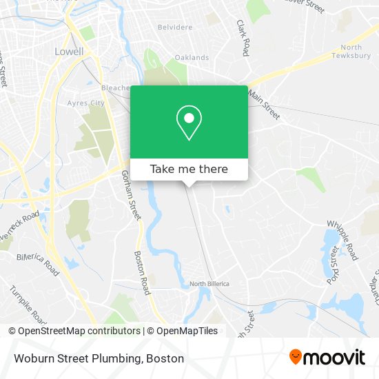 Woburn Street Plumbing map