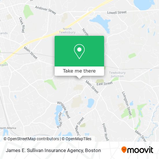 Mapa de James E. Sullivan Insurance Agency