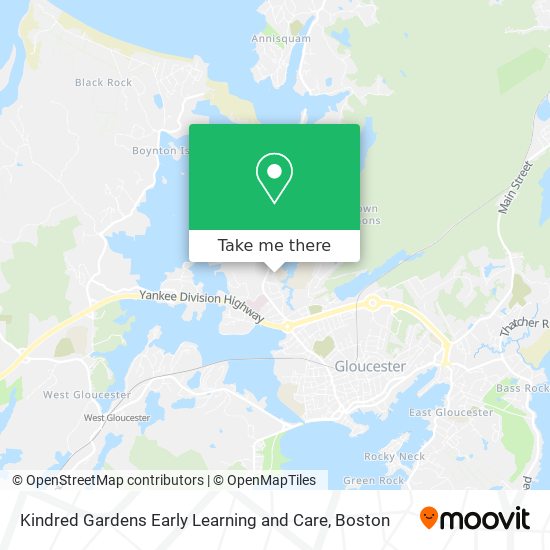 Kindred Gardens Early Learning and Care map