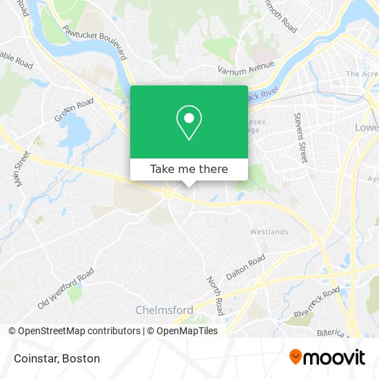 Coinstar map