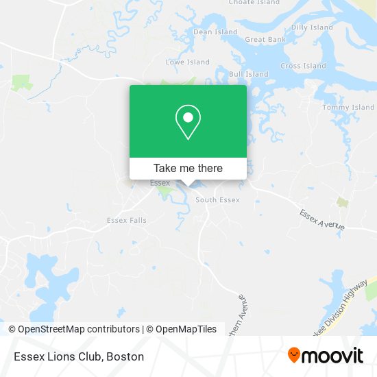 Mapa de Essex Lions Club