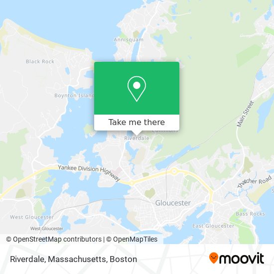 Riverdale, Massachusetts map