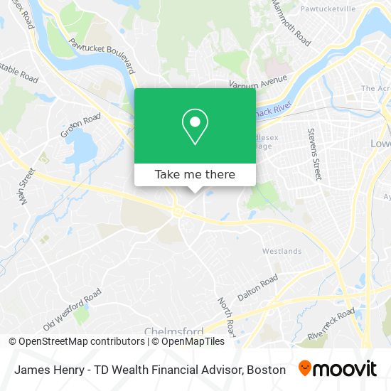 Mapa de James Henry - TD Wealth Financial Advisor