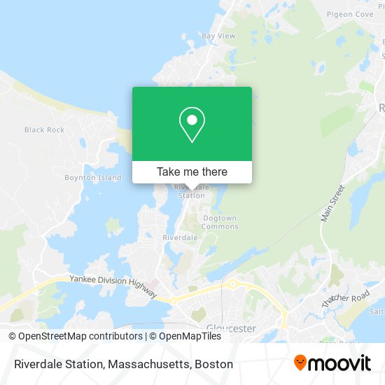 Riverdale Station, Massachusetts map