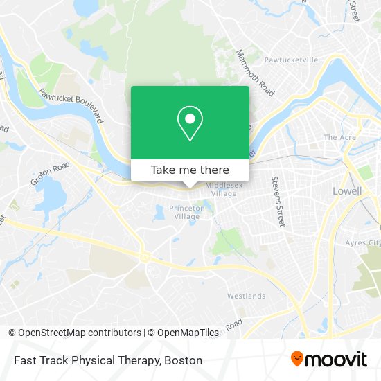 Fast Track Physical Therapy map