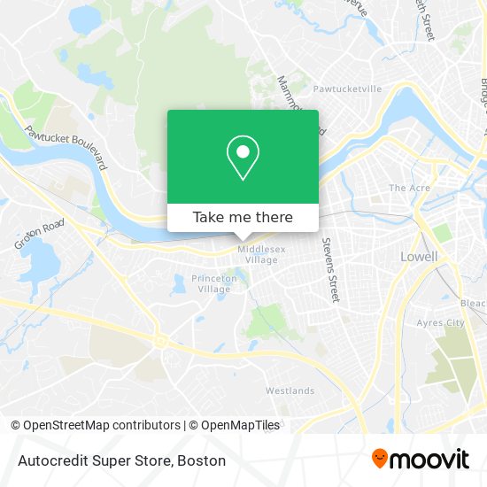 Autocredit Super Store map