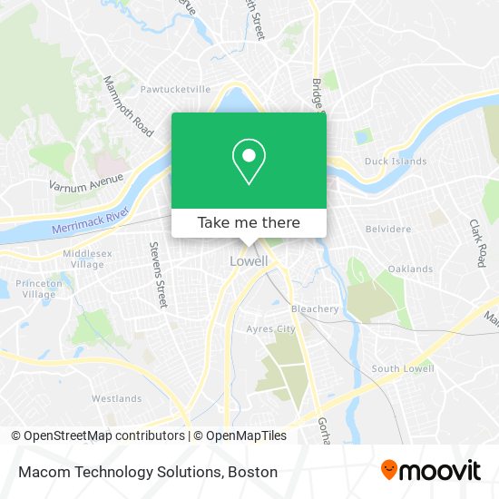 Macom Technology Solutions map