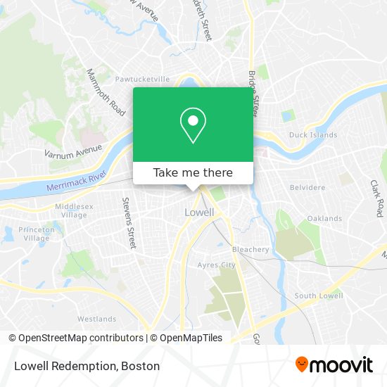 Mapa de Lowell Redemption