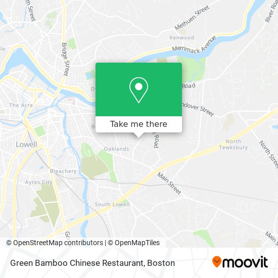 Mapa de Green Bamboo Chinese Restaurant