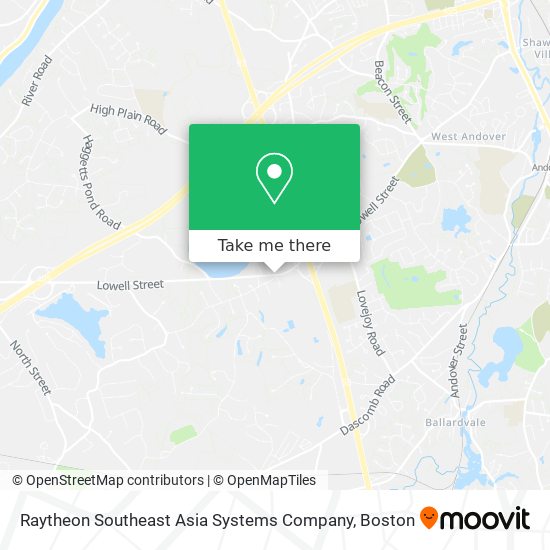 Raytheon Southeast Asia Systems Company map