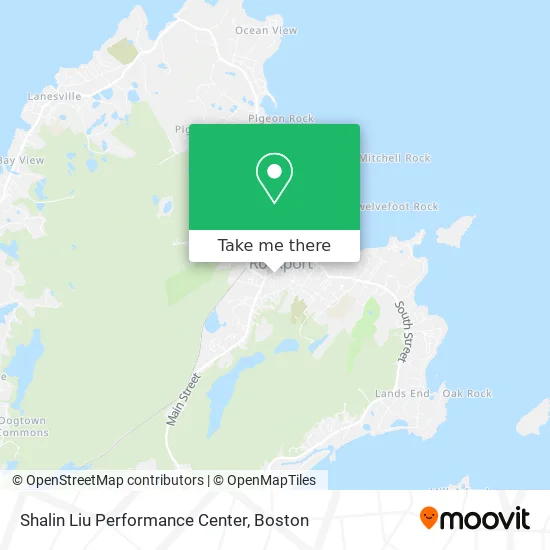 Shalin Liu Performance Center map