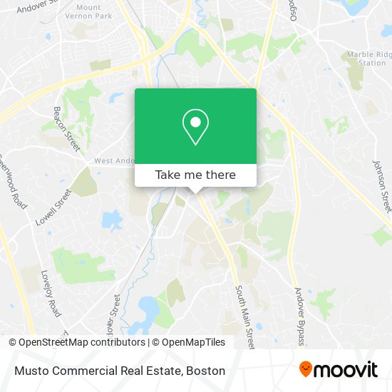 Musto Commercial Real Estate map