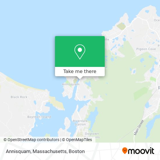 Mapa de Annisquam, Massachusetts