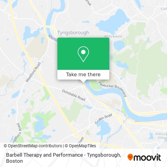 Mapa de Barbell Therapy and Performance - Tyngsborough