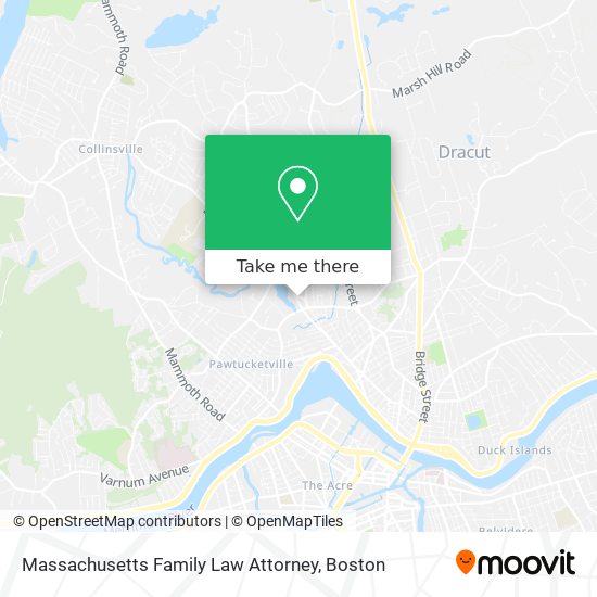 Massachusetts Family Law Attorney map