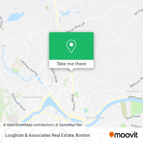 Loughran & Associates Real Estate map