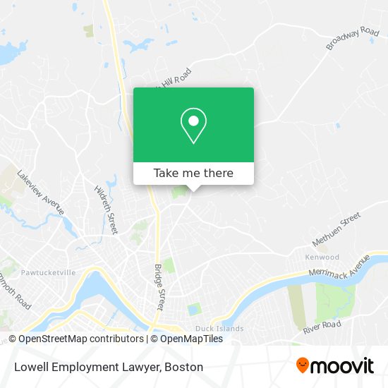Lowell Employment Lawyer map