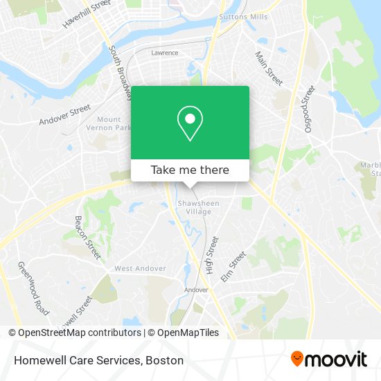 Mapa de Homewell Care Services